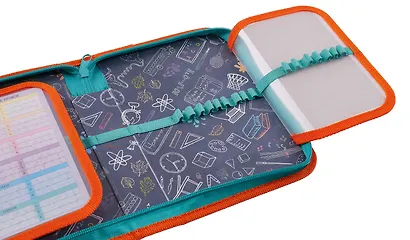 Пенал 1 отделение "Лисёнок" 20*14см, молния, ткань, 2 откидные планки - фото 7