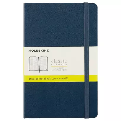 Записная книжка Moleskin Classic Medium, синяя, 120 листов, А5+ - фото 1