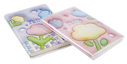 Записная книжка А7 68 листов, "Цветок 3D", в ассортименте - фото 4