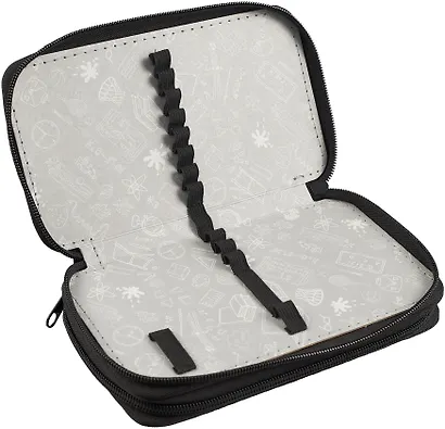 Пенал 2 отделения "Будь героем " 19*11, молния, ткань - фото 4