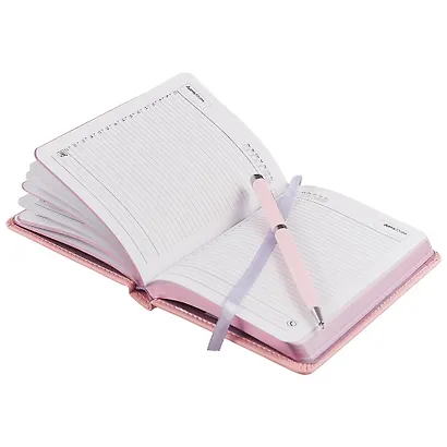 Ежедневник Listoff Amethyst розовый, недатированный, А6 - фото 4