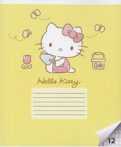 Тетрадь в клетку Centrum «Hello Kitty+Kuromi» в ассортименте, 12 листов - фото 4