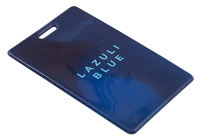 Чехол для карточек вертикальный Monochrome Lazuli blue - фото 3