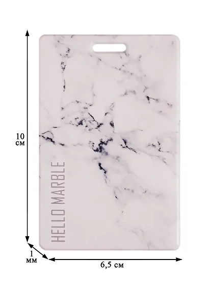 Чехол для карточек Мрамор серый (ДГ2019-226) - фото 2