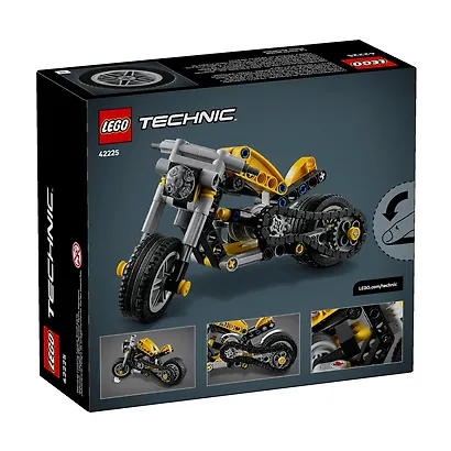 42225 Конструктор детский LEGO Technic Жёлтый мотоцикл, 151 деталей, возраст 7+ - фото 3