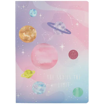 Тетрадь в клетку Kairui, The sky is the limit, B5, 32 листа, в ассортименте - фото 1