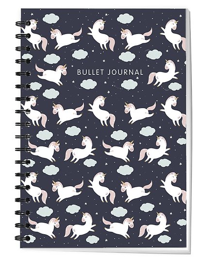 Книга для записей «Bullet Journal. Единороги», А5, в точку, Эксмо - фото 2