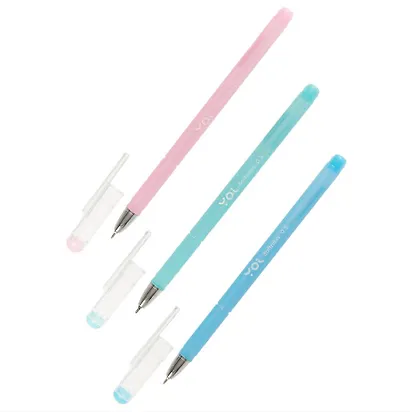 Ручки шариковые синие 12 штук "Softness" 0,5 мм, Yoi - фото 7