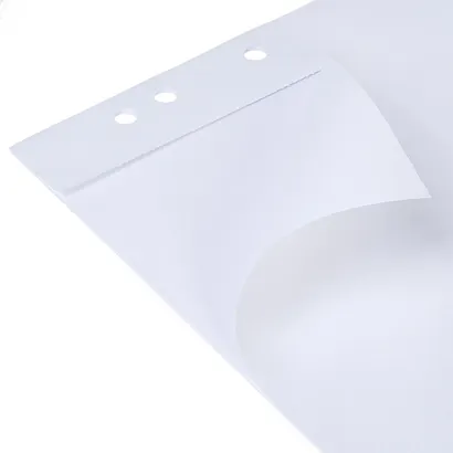 Бумага для флипчарта 20 листов, 64*96 белая, 80г/м2, перфорация - фото 4