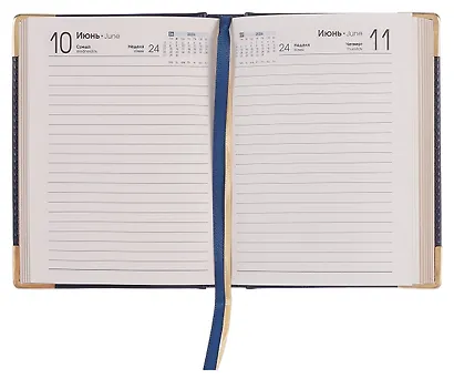 Ежедневник датированный 2026 год, А6, 176 листов, "Status", темно-синий - фото 6