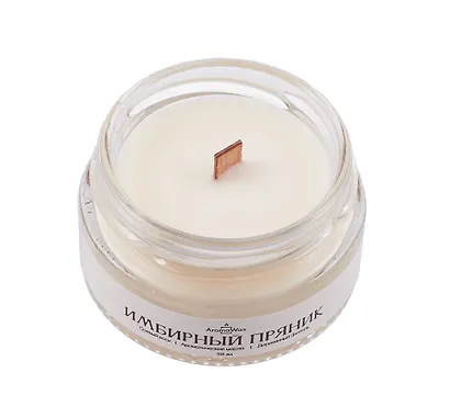 Свеча ароматическая Имбирный пряник (50мл) (AromaWax) - фото 3