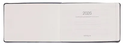 Еженедельник датированный 2026 год, А6, 64 листа, 160x105 мм "Shadow", черный - фото 5