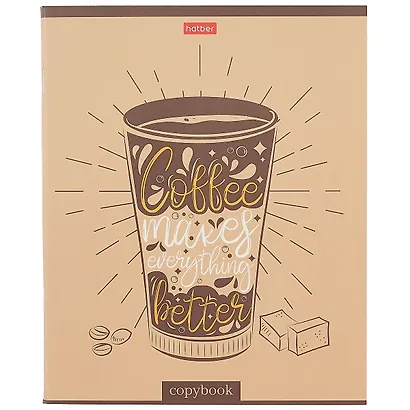 Тетрадь в клетку Hatber, "Доброе утро", 60 листов, в ассортименте - фото 1