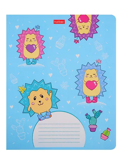 Тетрадь в линейку Hatber, "Очаровашки", 12 листов, в ассортименте - фото 1