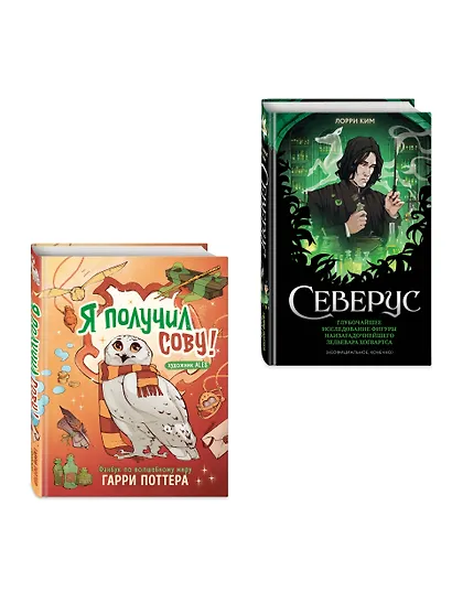 Комплект из 2 книг. Гарри Поттер фанбук. Северус + Я получил сову! (ИК) - фото 3