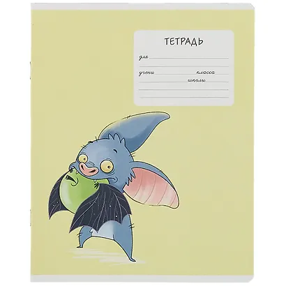 Тетрадь в линейку Феникс+, "Супер Мышь", 24 листа, в ассортименте - фото 3