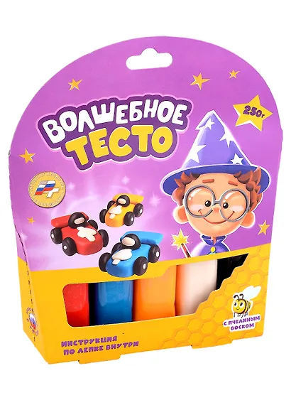 Тесто для лепки "Волшебное тесто". Тачки - фото 1
