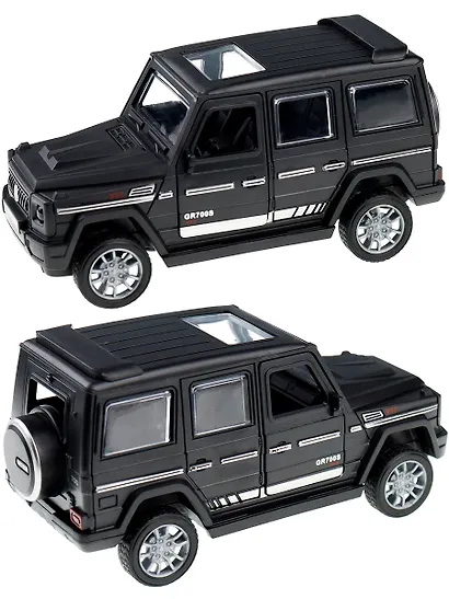 Внедорожник в наборе со светофором. Открывающиеся двери 16.5х5х21см (Арт. И-8788) - фото 3