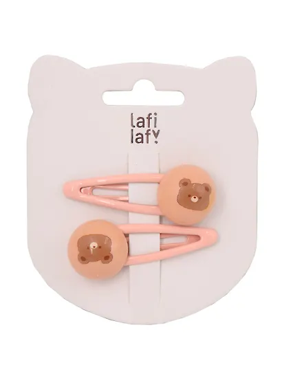 Набор заколок Kawaii Мишки (2шт) (пластик) (5см) (12-03907-B11) (Lafilaf) - фото 2