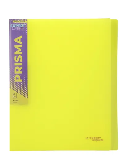 Папка с бок.прижимом А4 "PRISMA NEON", пластик 20мм, ассорти, - фото 14
