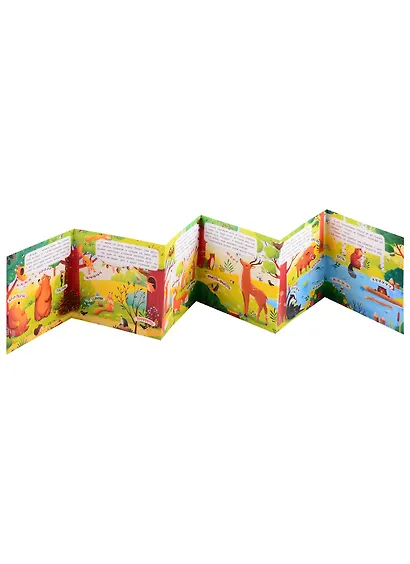 В лесу. Книжка-гармошка - фото 2