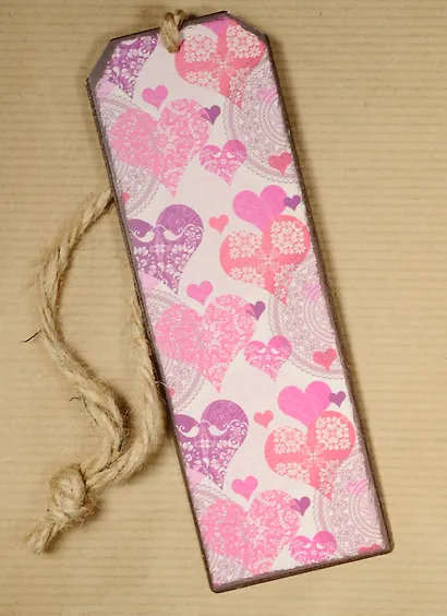 Закладка металл Сердечки - фото 2