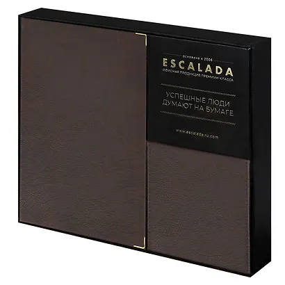 Ежедневник недатированный А5 160 листов "Шеврет глосс" коричневый, мягкий переплёт, искусственная кожа - фото 3