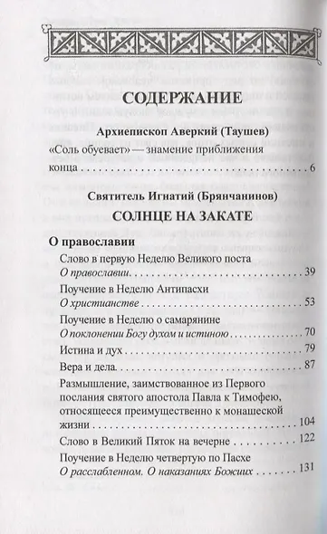 Солнце на закате. Избранное о православии, спасении и последних временах - фото 2