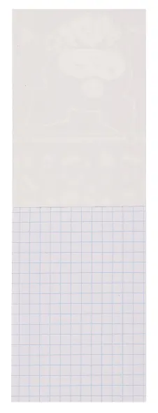 Блокнот А7 40 листов, клетка, "Куроми-5" скрепка - фото 3