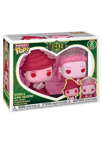 Набор подарочный Funko Pocket POP! Злая: Сказка о ведьме Запада, Valentines Wicked 2PK - фото 2