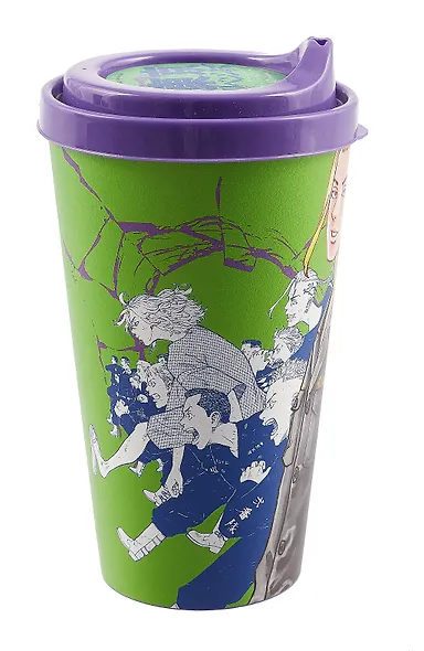 Стакан с крышкой Токийские мстители. Майки и Дракэн (пластик) (550 мл) - фото 2