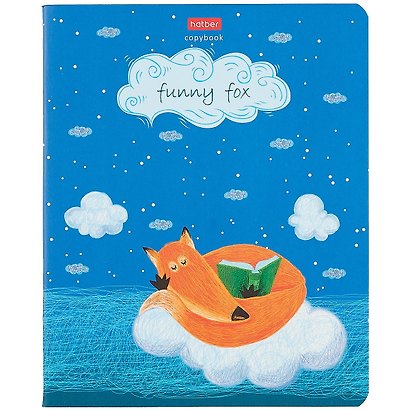 Тетрадь общая «Funny fox», 48 листов в клетку, A5, в ассортименте - Hatber - фото 3