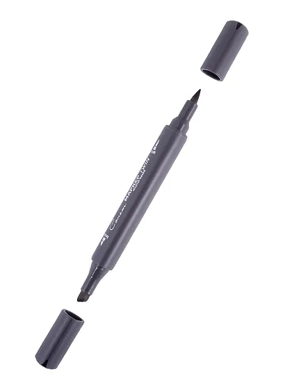 Маркер художественный "Сонет" Twin Brush чёрный, Сонет - фото 2