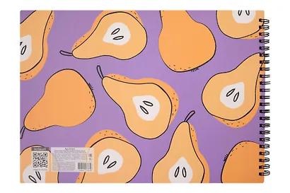 Альбом для рисования Be Smart, "Fruits. Груши", А4, 40 листов, на спирали - фото 2