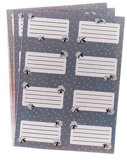 Наклейки для тетрадей 24 штуки "Овечки" - фото 2