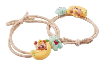 Набор резиночек «Капибара и лягушка», 2 штуки, пластик, Lafilaf - фото 5