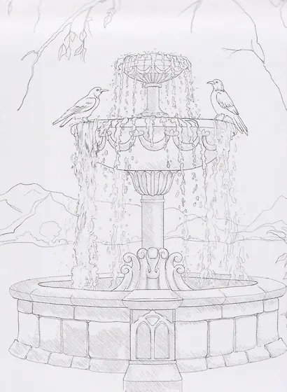 Готическая сказка. Раскраска - фото 6