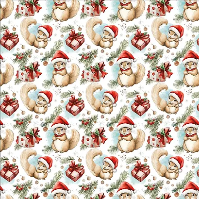 Бумага упаковочная 70*100см "Веселый Новый Год" НГ,инд.уп., ассорти - фото 4