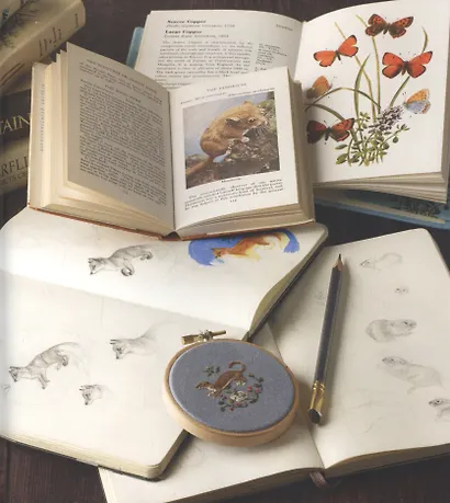 Лесное волшебство. Живопись нитями - фото 6