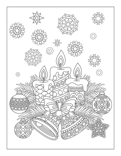 Новогодняя раскраска - фото 6