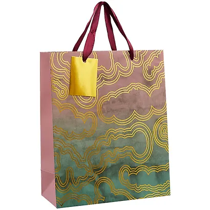 Пакет А4 32*26*12 Розовый туман нейтр., бум.мат.ламинат - фото 1