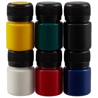 Акриловые краски «Декола», 6 цветов, глянцевые - фото 3