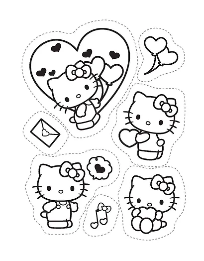 Hello Kitty: стикербук - фото 11