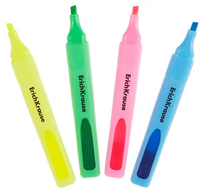 Текстовыделители 04цв "Visioline V-14 Liquid Neon", ErichKrause - фото 3