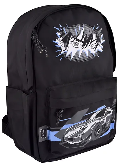 Рюкзак "Аниме с тачкой" 40*27*12 см, 1 отделение - фото 1