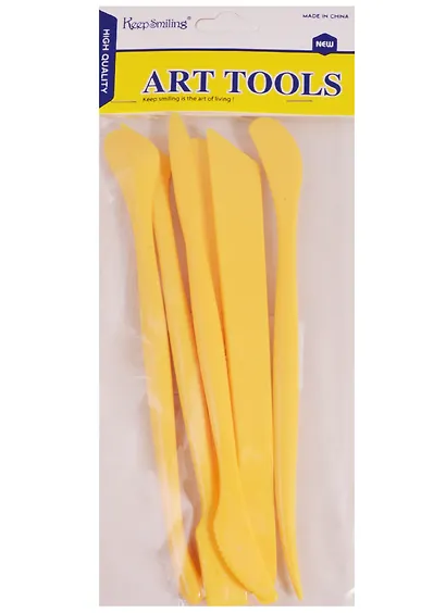 Набор стеков двусторонних для лепки, 6 шт в наборе, пластик - фото 1