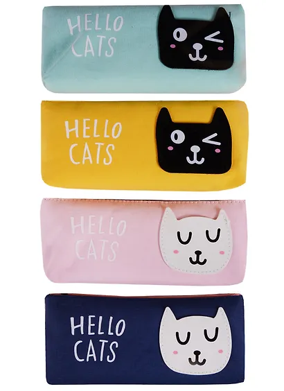 Пенал на молнии «Кошки. Hello cat's», 20 х 8 см - фото 4