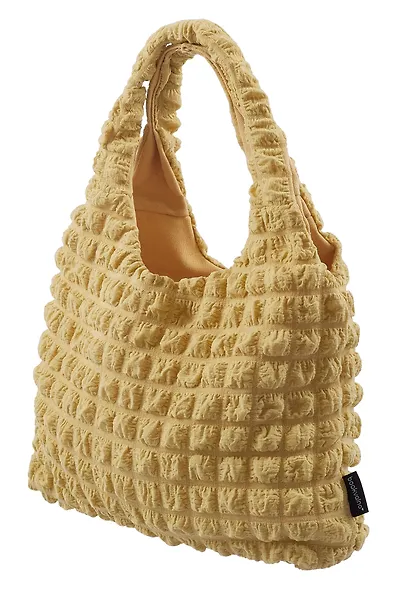 Сумка-шоппер стеганая (оливковая) (текстиль) (35х25) (12-12721-202411-B15) Bookvalno - фото 4