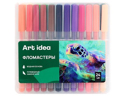 Фломастеры Art idea, 24 цвета - фото 1