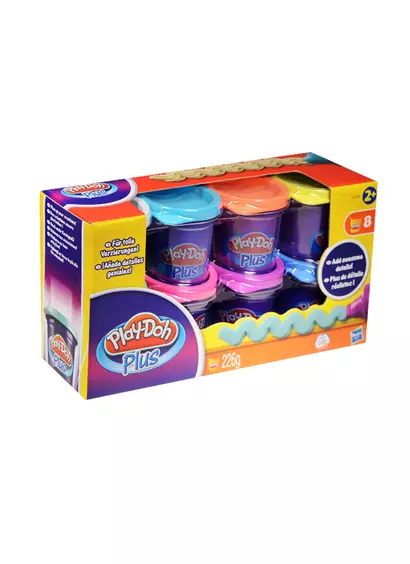 Пластилин 8 шт.  (226гр) 520гр. HASBRO Play-Doh" A1206E240" - фото 1